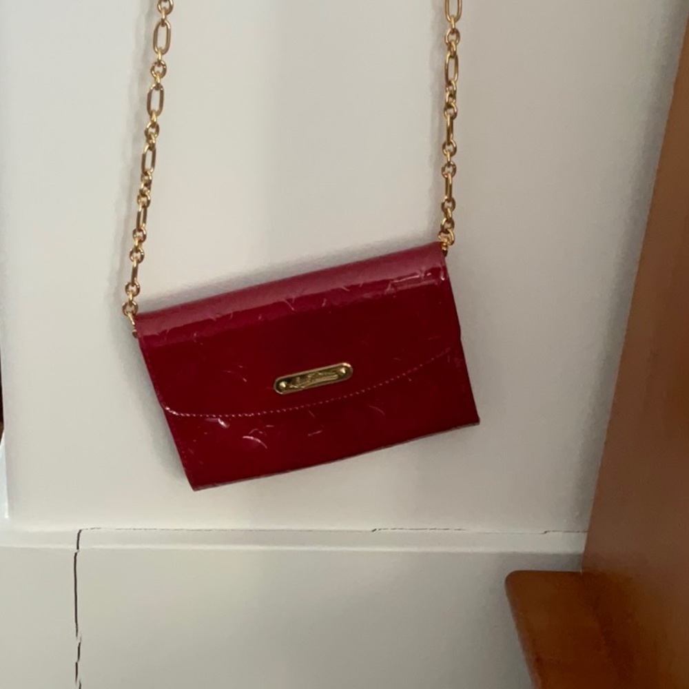 Louis Vuitton Bel Air pomme  D Amour clutch or crossbody with chain - Picture 3 of 11